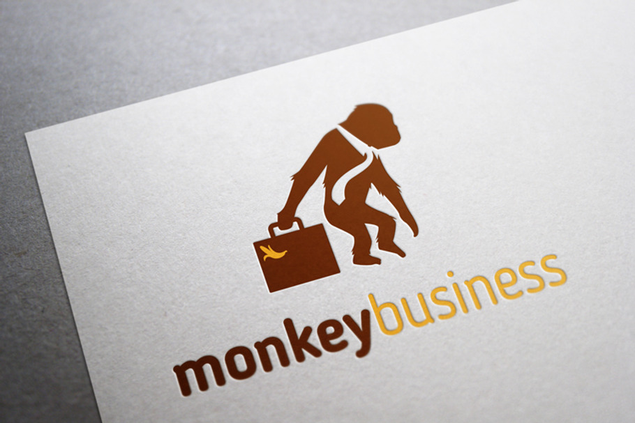 Monkey business in Logo Templates - product preview 8