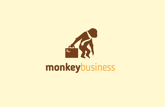 Monkey business in Logo Templates - product preview 1