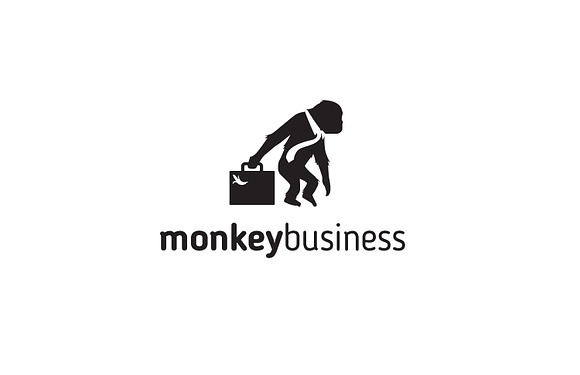 Monkey business in Logo Templates - product preview 2