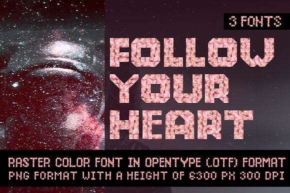 FOLLOW YOUR HEART in Non Western Fonts - product preview 1