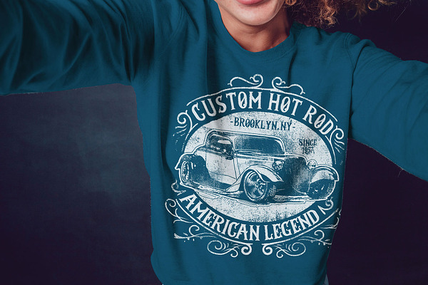 3 Vintage Tshirt Designs About Cars