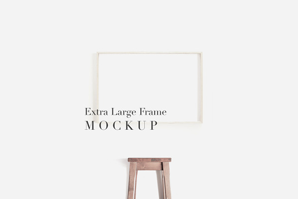 Mockup Frame Extra Large and Thin