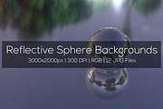 Reflective Sphere Backgrounds