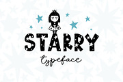 Starry Typeface - Font with Clipart!