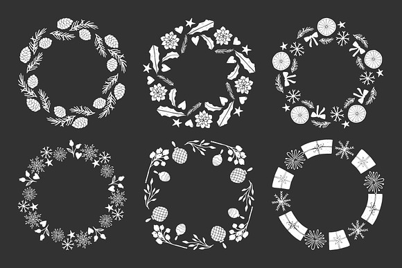 Scandinavian Christmas - 90 Elements in Illustrations - product preview 2