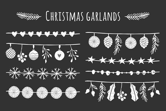 Scandinavian Christmas - 90 Elements in Illustrations - product preview 4