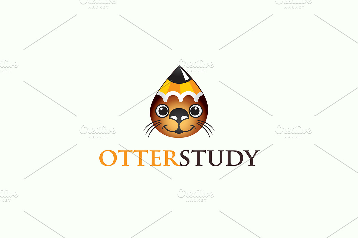 Otter Study Logo in Logo Templates - product preview 8