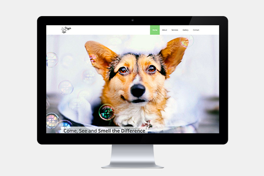 Pets Grooming One Page Template in HTML/CSS Themes - product preview 8