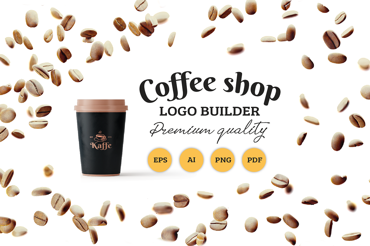 Coffee Logo Builder 100+ Variations in Logo Templates - product preview 8