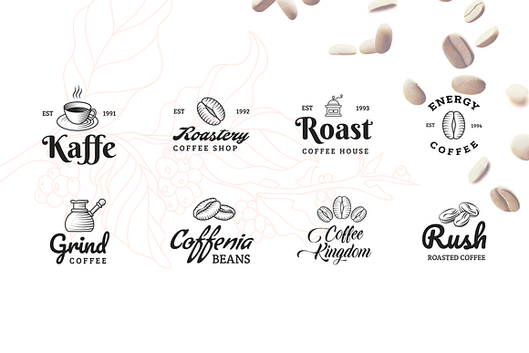 Coffee Logo Builder 100+ Variations in Logo Templates - product preview 1