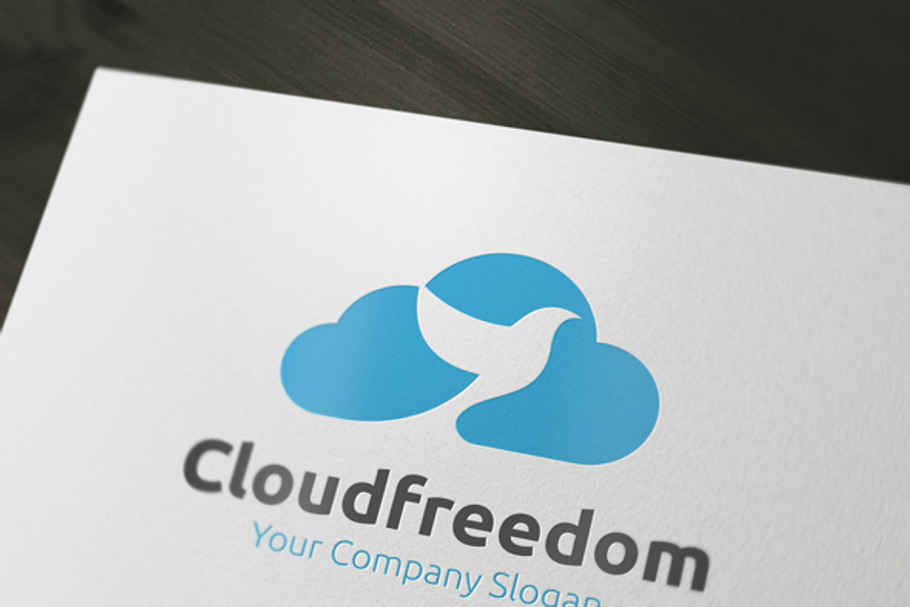 Cloud Freedom in Logo Templates - product preview 8