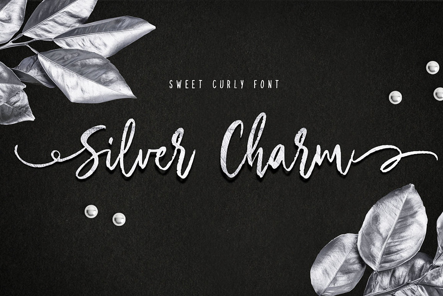 Silver Charm in Scrapbooking Fonts - product preview 8