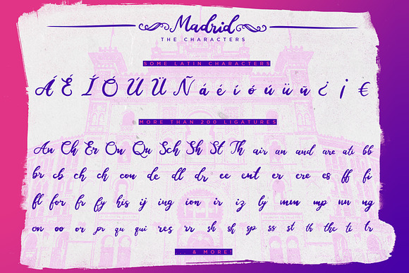 Madrid - Ink Handwritten Font in Script Fonts - product preview 2
