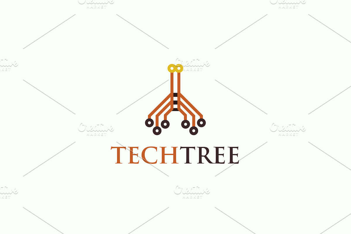 Tech Tree Logo in Logo Templates - product preview 8