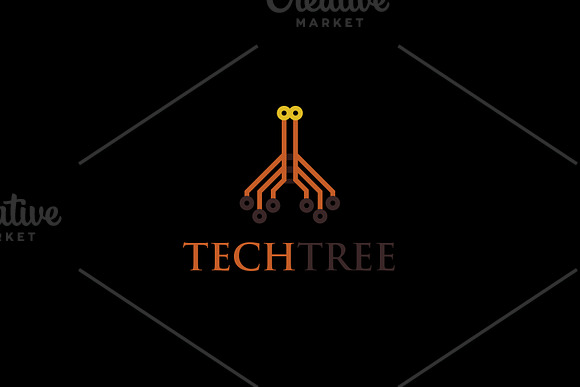 Tech Tree Logo in Logo Templates - product preview 1