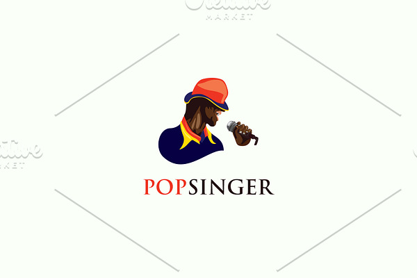 Pop Singer Logo