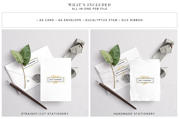 Invite & Envelope Mockup in Product Mockups - product preview 1