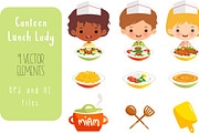 Canteen Lady Lunch Set