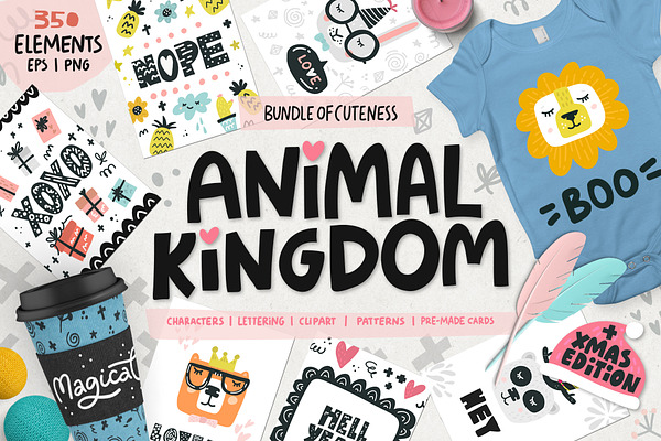Animal Kingdom - Nursery Art
