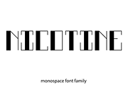 Nicotine font family
