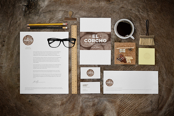 Crafted Identity Mock-ups in Branding Mockups - product preview 3