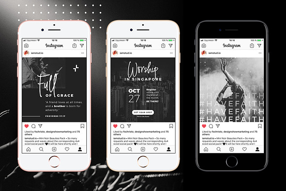 New Church - Social Pack in Instagram Templates - product preview 5