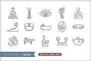 Minimal relax icons