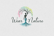 Wear Nature Logo Template