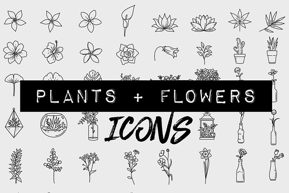 60 Plant & Floral Icons - Flower in Icons - product preview 8