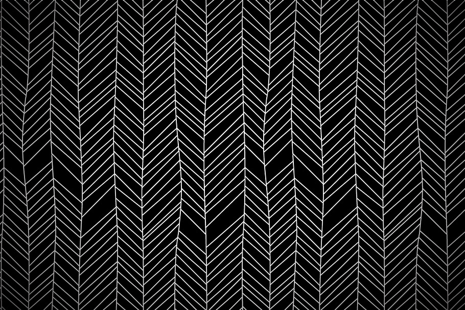 Black and white chevron pattern in Patterns - product preview 8
