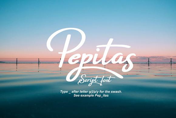 Pepitas in Script Fonts - product preview 1