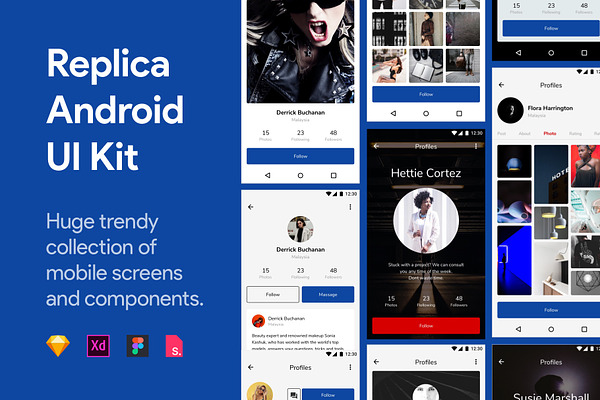 Replica Android UI Kit