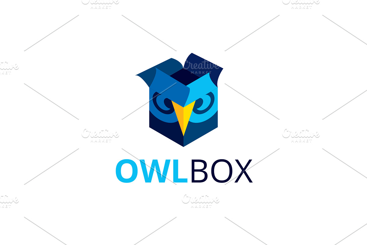 Owl Box Logo in Logo Templates - product preview 8
