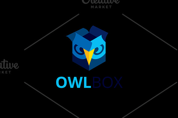 Owl Box Logo in Logo Templates - product preview 1