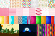 30 Backgrounds, Pattern & Landscape 