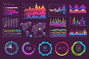 Multicolored Charts and Various