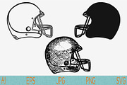 American football helmet, svg png 