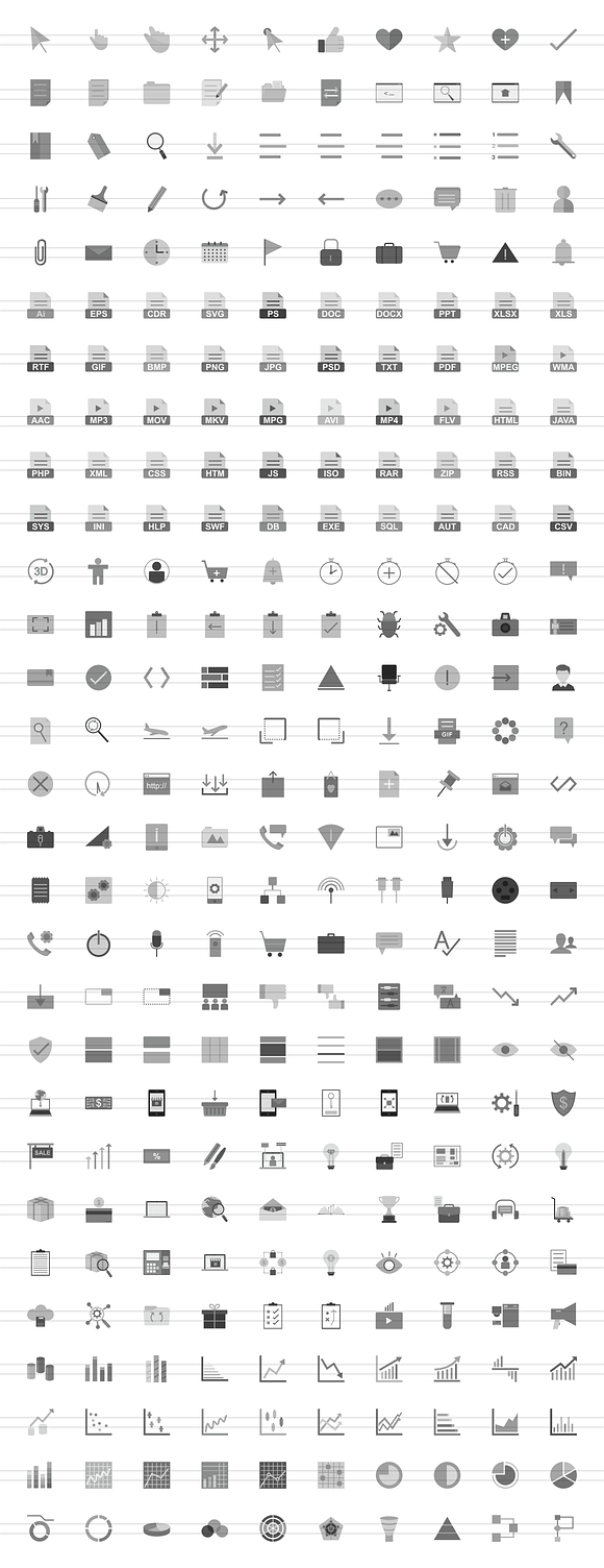 290 Interface Grey Icons in Icons - product preview 1