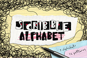 scribble alphabet :: letter&pattern