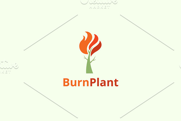 Burn Plant Logo