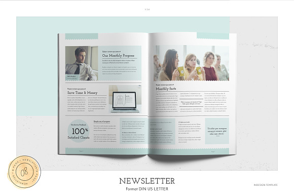 Newsletter in Brochure Templates - product preview 3