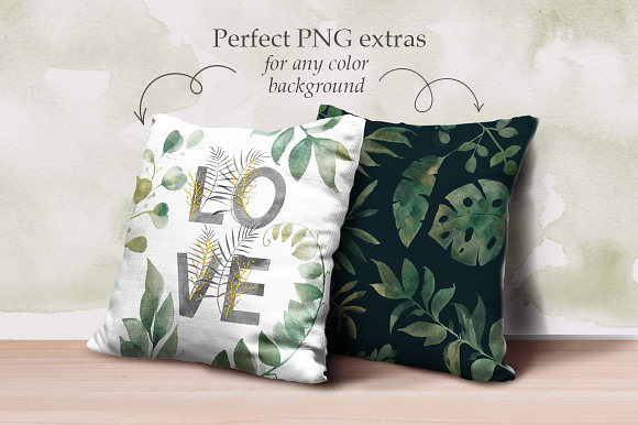 Jungle. SVG font + extras. Just 2$ in Display Fonts - product preview 5