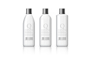 Set of Realistic cosmetic bottles