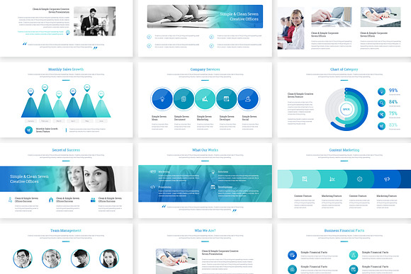 Clean Minimal Powerpoint Template in PowerPoint Templates - product preview 2