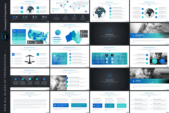 Clean Minimal Powerpoint Template in PowerPoint Templates - product preview 7