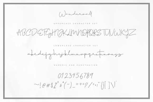 Wanderwall in Stamp Fonts - product preview 7