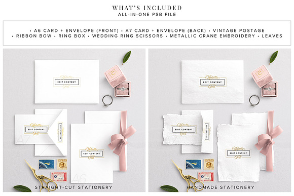 Wedding Suite Mockup in Product Mockups - product preview 1