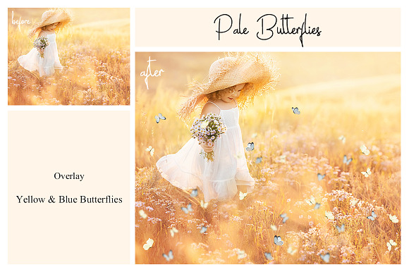 80 Colorful Butterfly Overlays in Photoshop Layer Styles - product preview 3