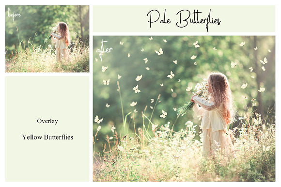 80 Colorful Butterfly Overlays in Photoshop Layer Styles - product preview 7