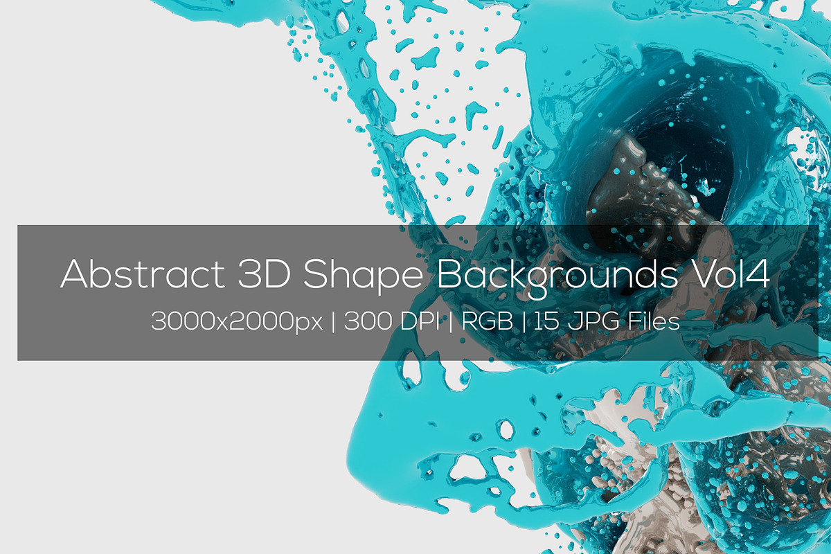 Abstract 3D Shape Backgrounds Vol4 in Textures - product preview 8